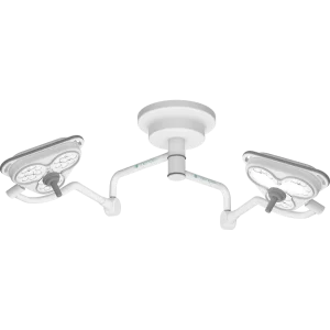 Foco Cirurgico de Teto LED DOIS BRACOS - DUPLEX 3LEV-3LEV 130.000 + 130.000 LUX